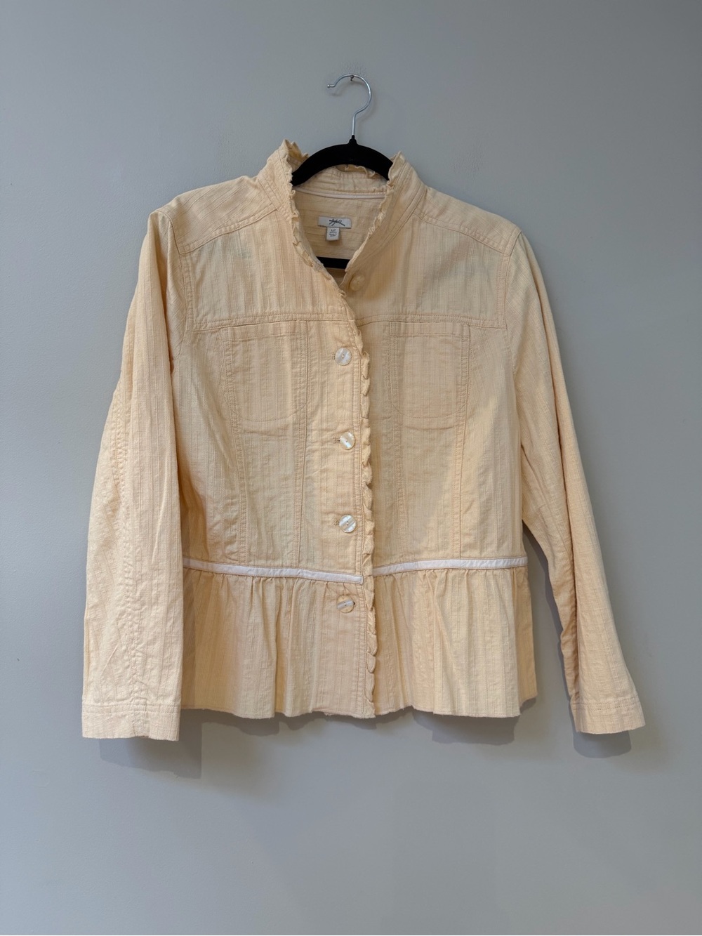 J. Jill Light Yellow Jacket